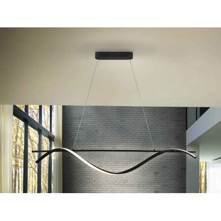 BOA linear led lamp black finish SCHULLER
