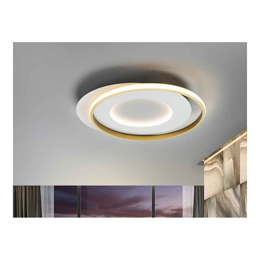 Plafon led modelo LIMBOS Blanco 40w SCHULLER