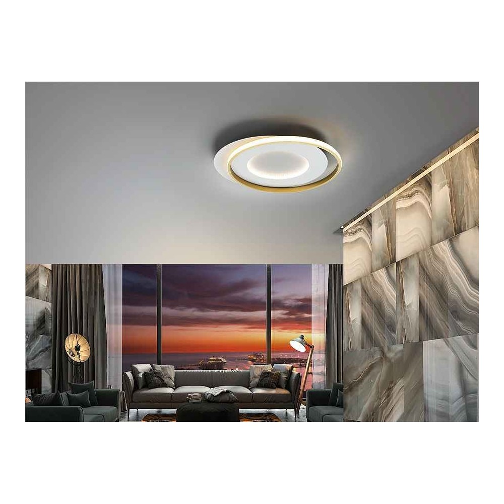 Plafon led modelo LIMBOS Blanco 40w SCHULLER
