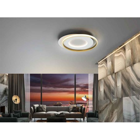 Plafon led modelo LIMBOS Blanco 40w SCHULLER