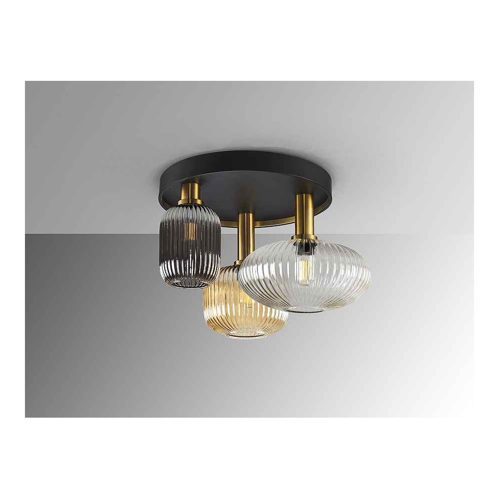 3-light black NORMA with Schuller tulips