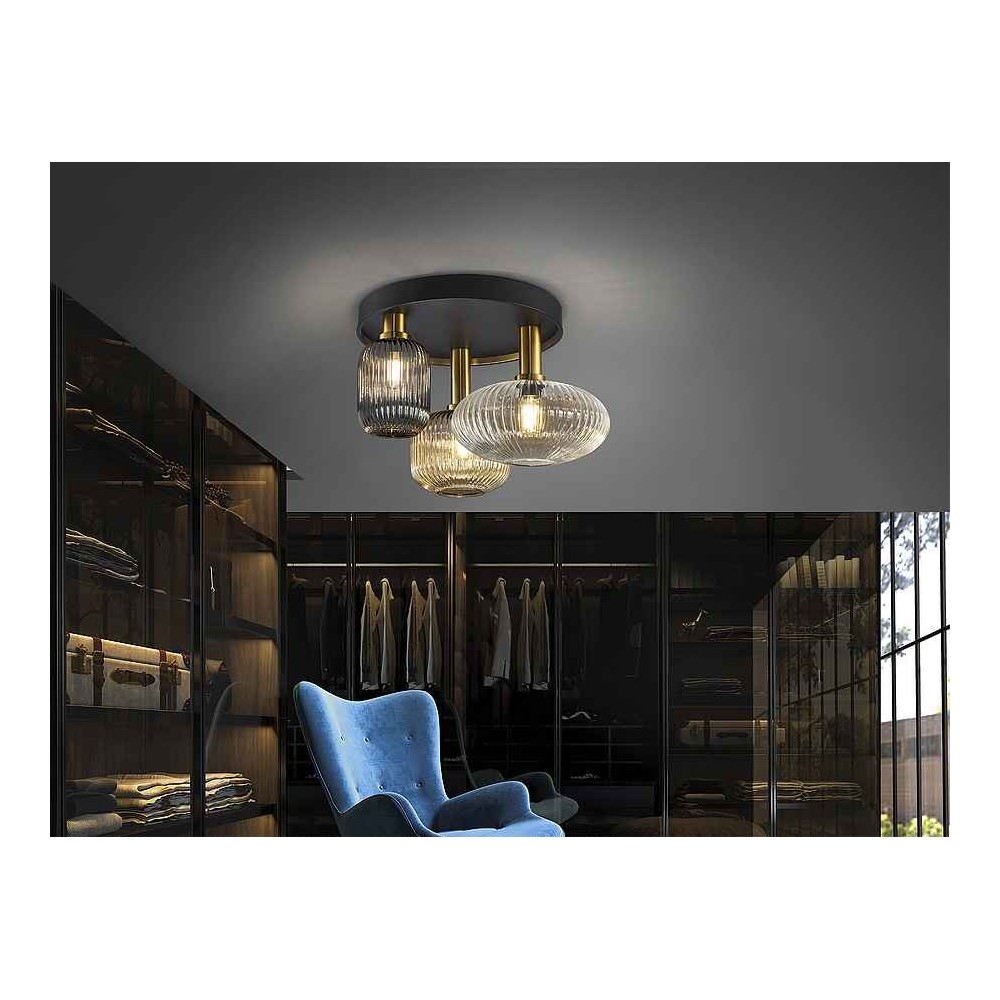 3-light black NORMA with Schuller tulips