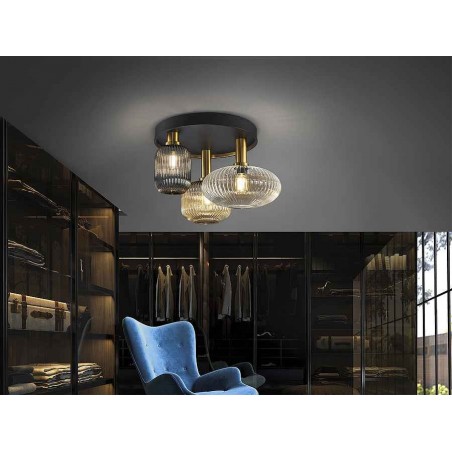 3-light black NORMA with Schuller tulips