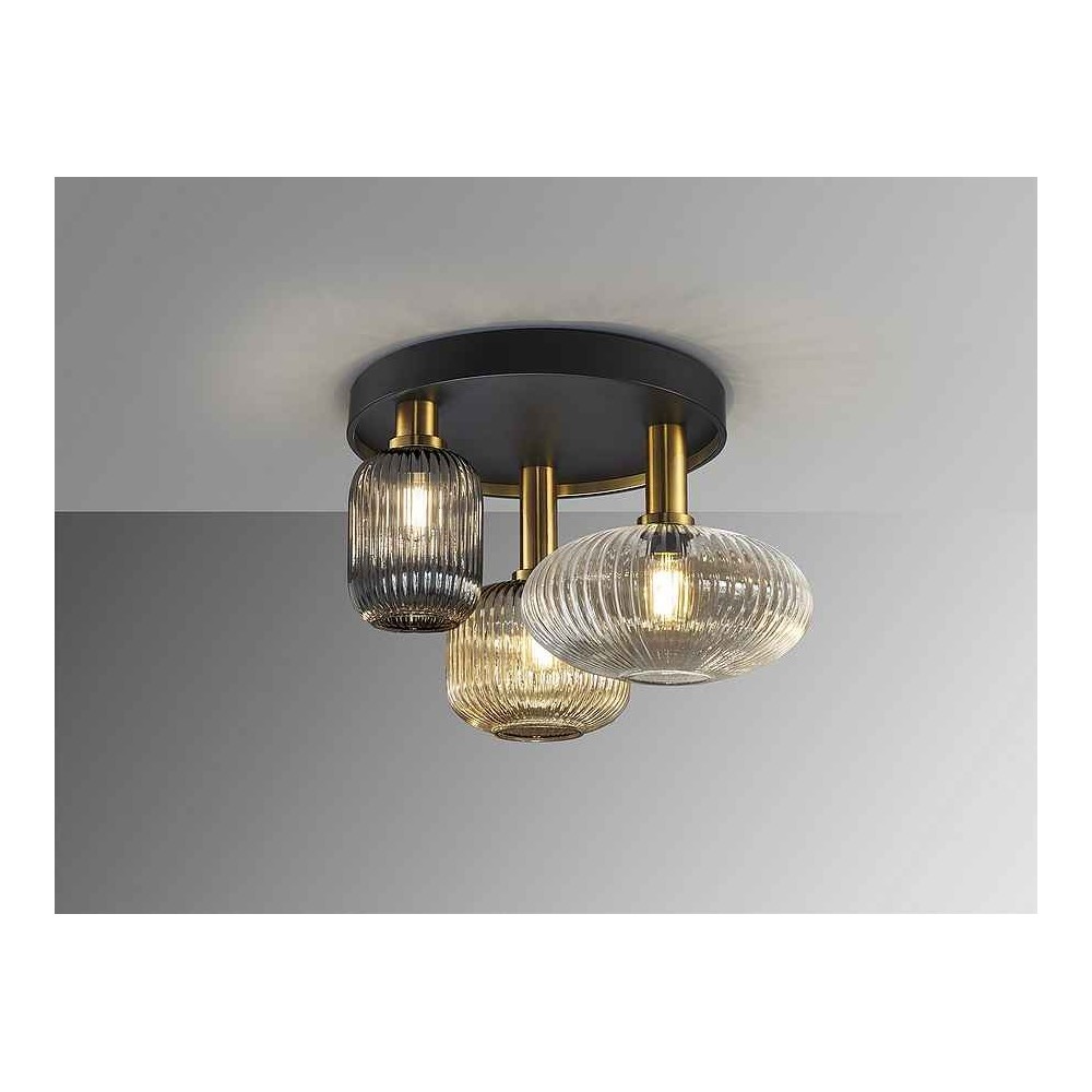 3-light black NORMA with Schuller tulips