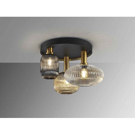 3-light black NORMA with Schuller tulips