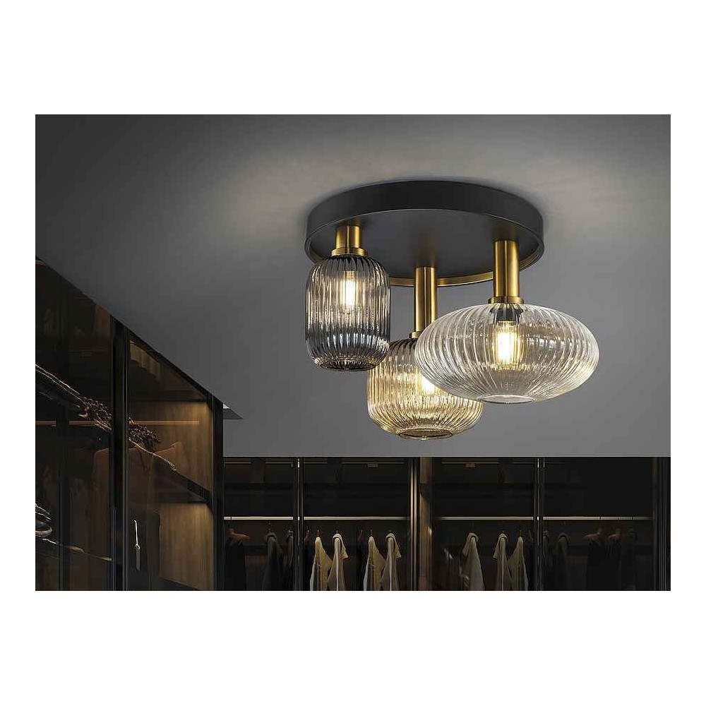 3-light black NORMA with Schuller tulips