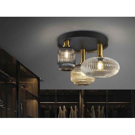 3-light black NORMA with Schuller tulips
