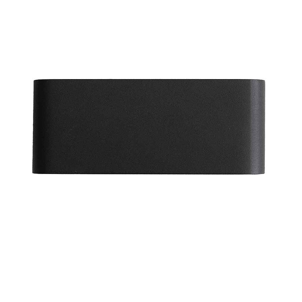 Aplique led rectangular negro modelo MAYA 5w luz neutra