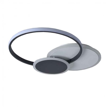 Plafon led dimable OCEAN negro conectividad App movil