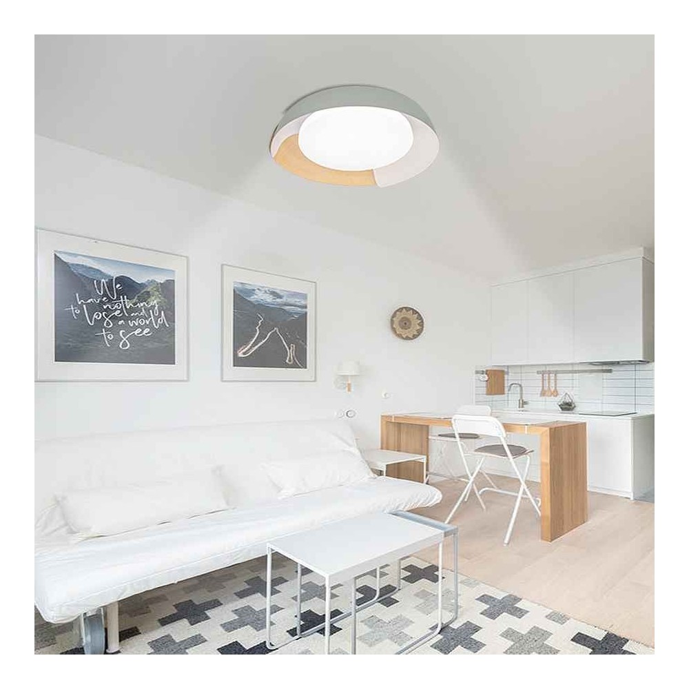 White table SUFIT led 40.5w dimable connectivity App mobile