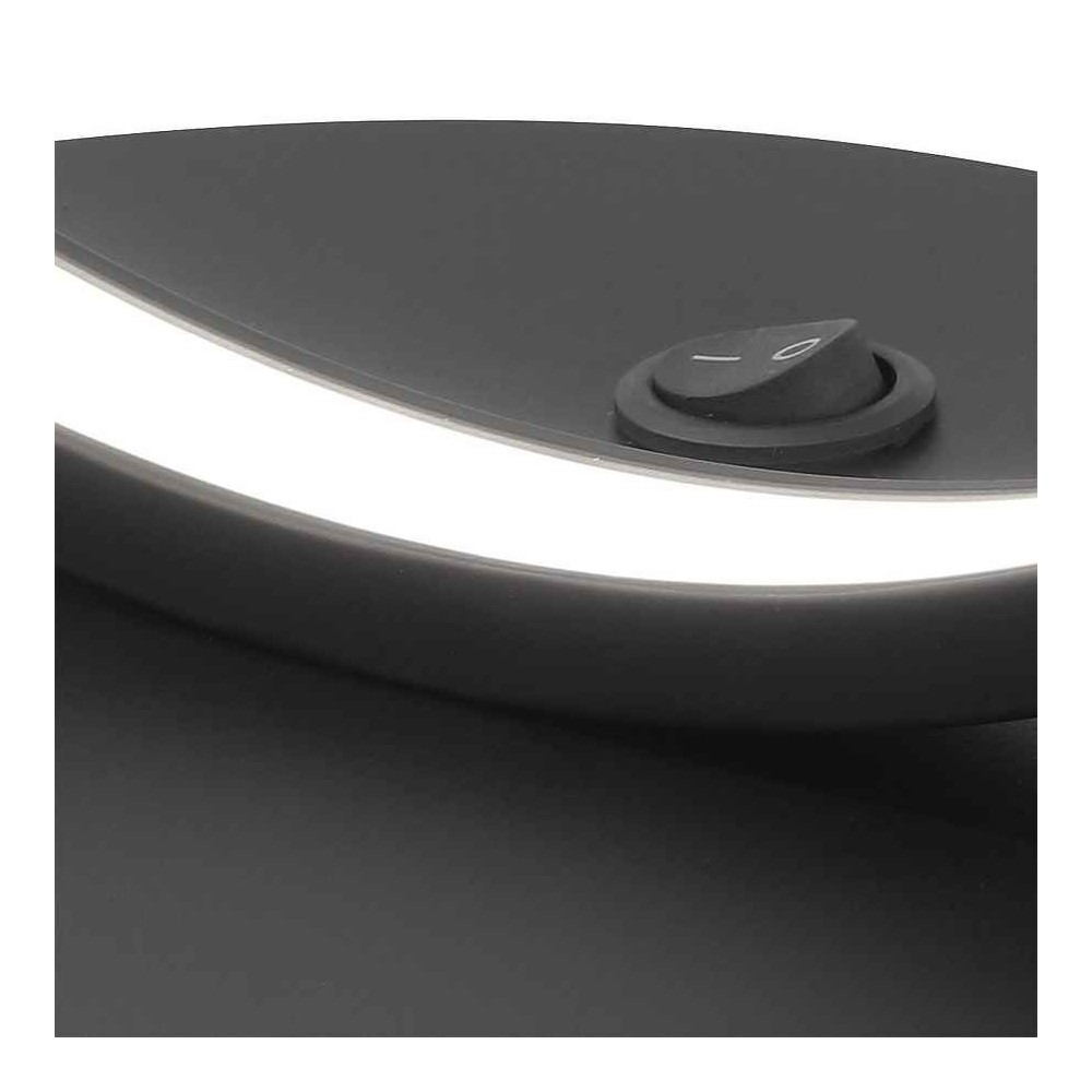 Black envelope lamp model UBER led 8w AJP