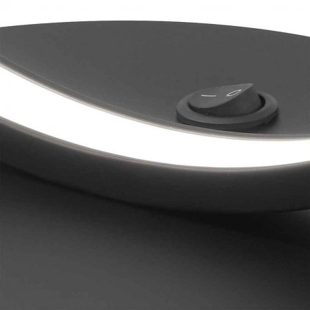 Black envelope lamp model UBER led 8w AJP