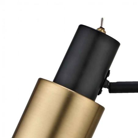 MAENA black overlay lamp 1 light ALEMAR
