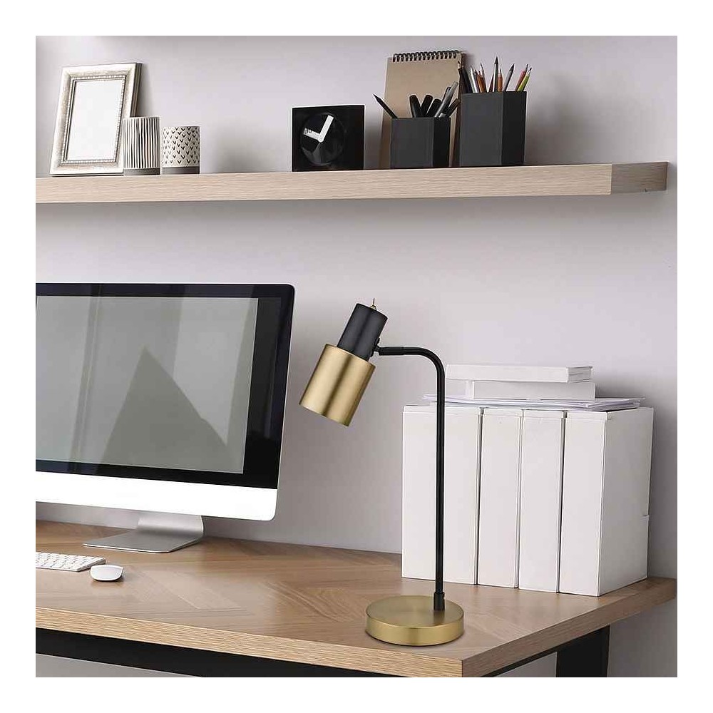 MAENA black overlay lamp 1 light ALEMAR
