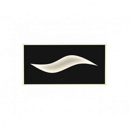 Plafon modelo AMIR rectangular negro led 22w ALEMAR