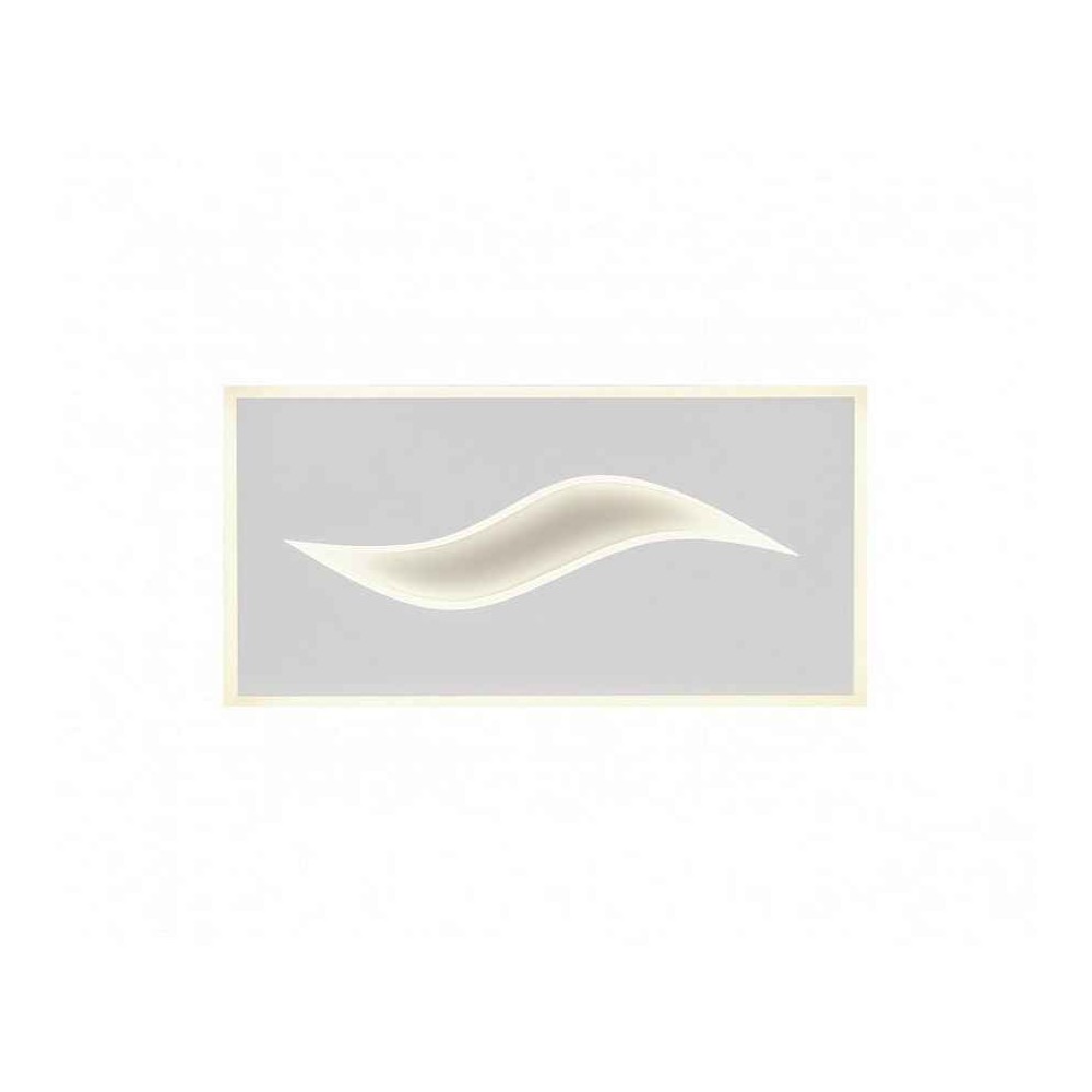 White AMIR model led rectangular ALEMAR