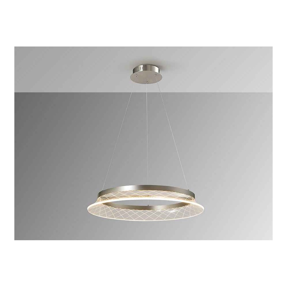 Colgante led de techo modelo SENDRA cromo SCHULLER