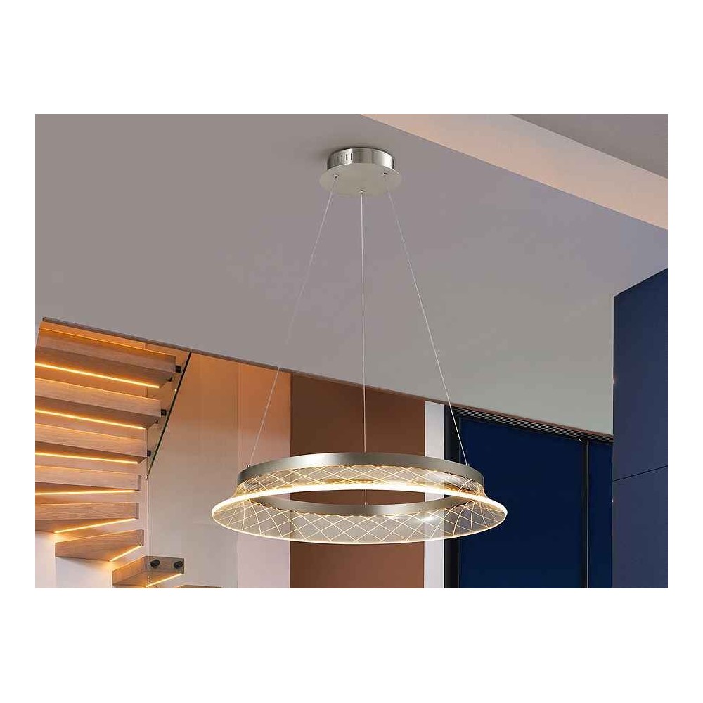 SENDRA chrome LED Pendant SCHULLER