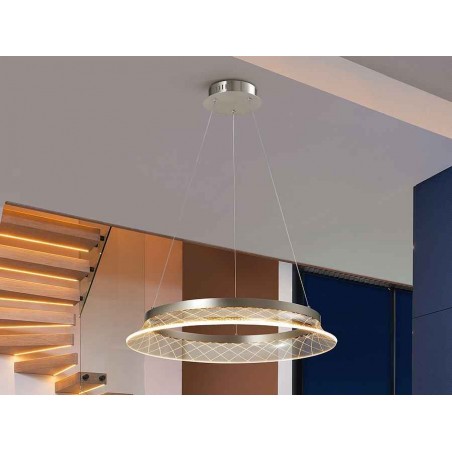 SENDRA chrome LED Pendant SCHULLER
