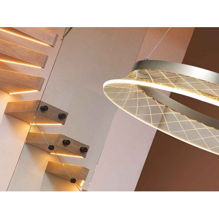 SENDRA chrome LED Pendant SCHULLER