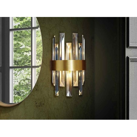 Aplique de pared modelo GRACE en dorado SCHULLER