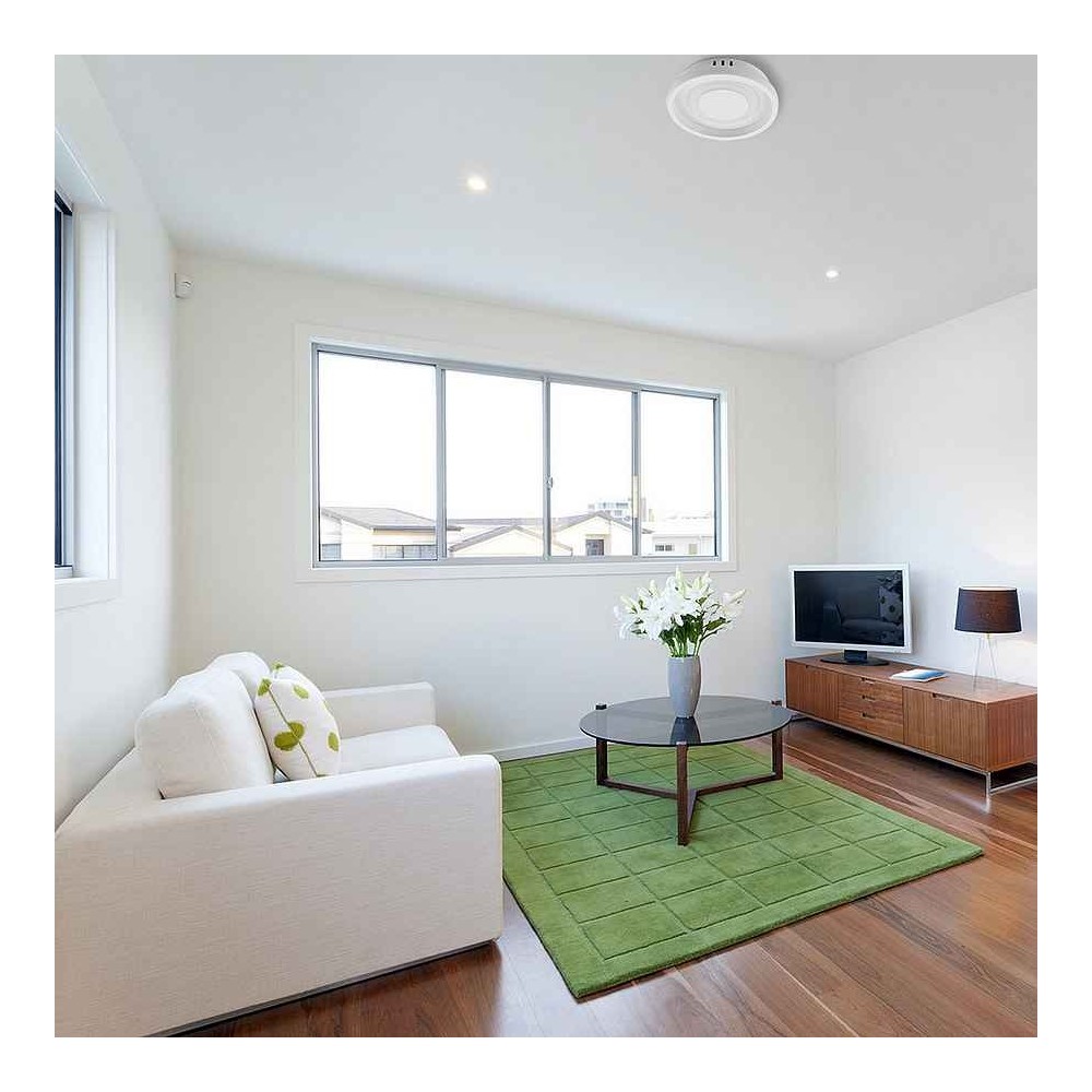Soffitto con Light Color Memory modello ELMA FABRILAMP