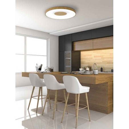 Lampada da soffitto modello COIN led 80w telecomando MANTRA