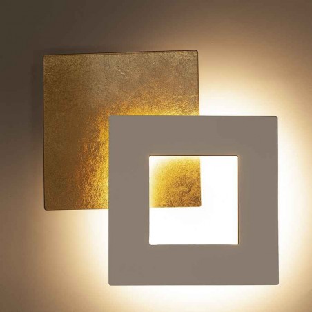 14 cm white wall attachment DALIA model MANTRA