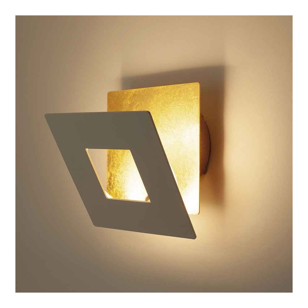 14 cm white wall attachment DALIA model MANTRA