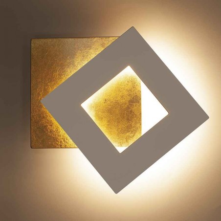 14 cm white wall attachment DALIA model MANTRA