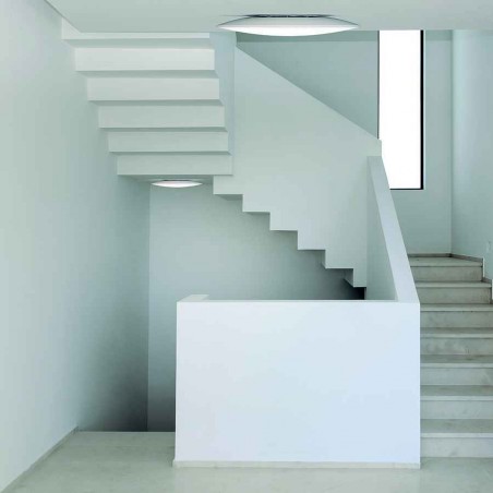 Lampara plafon de MANTRA modelo SLIM acabado blanco