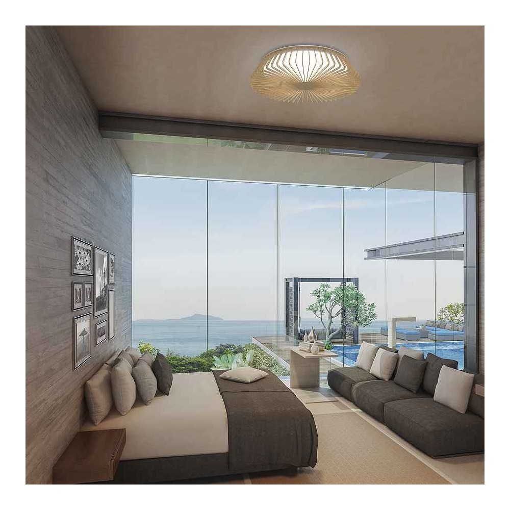 PLAFON nero Modello HIMALAYA CEILING MANTRA con telecomando