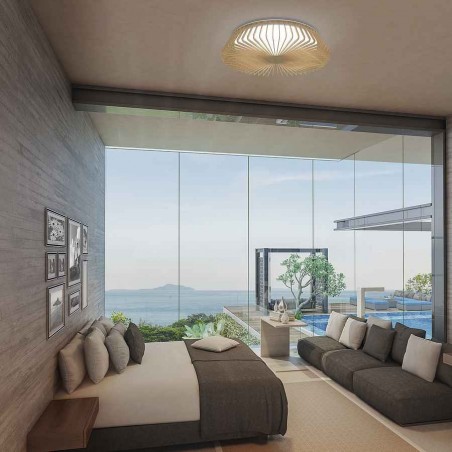 PLAFON nero Modello HIMALAYA CEILING MANTRA con telecomando