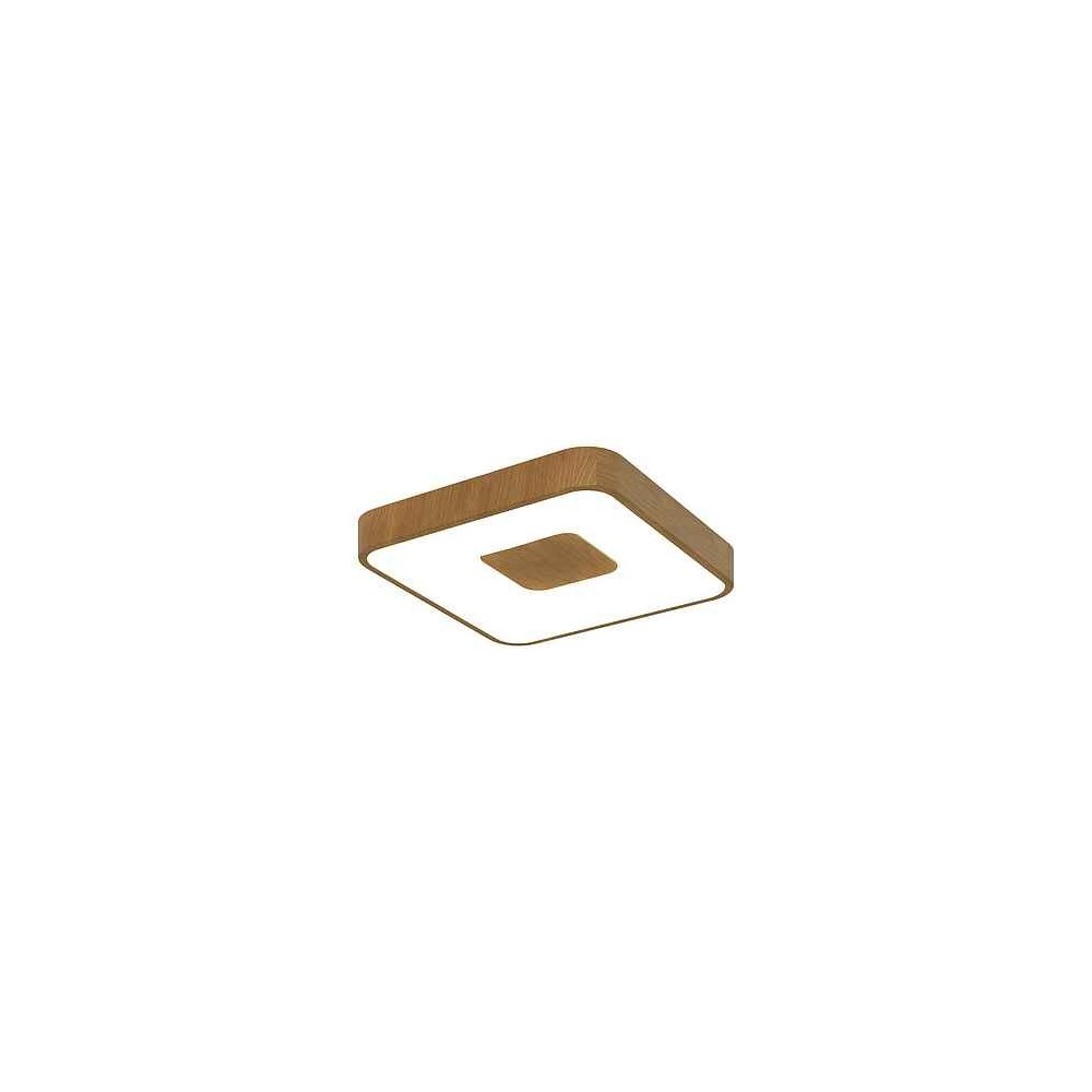 plafon avec finition brune à télécommande modèle COIN MANTRA