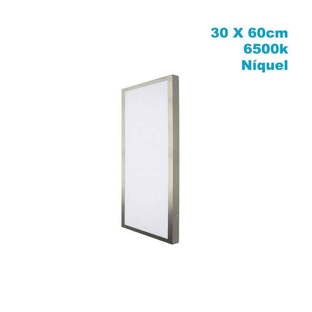 Downlight Nickel finish plan FABRILAMP for surface