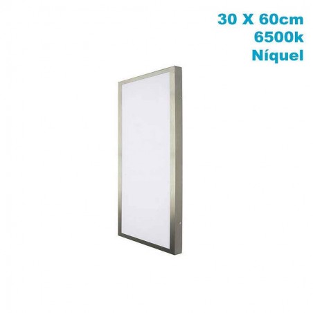 Downlight Nickel finish plan FABRILAMP for surface