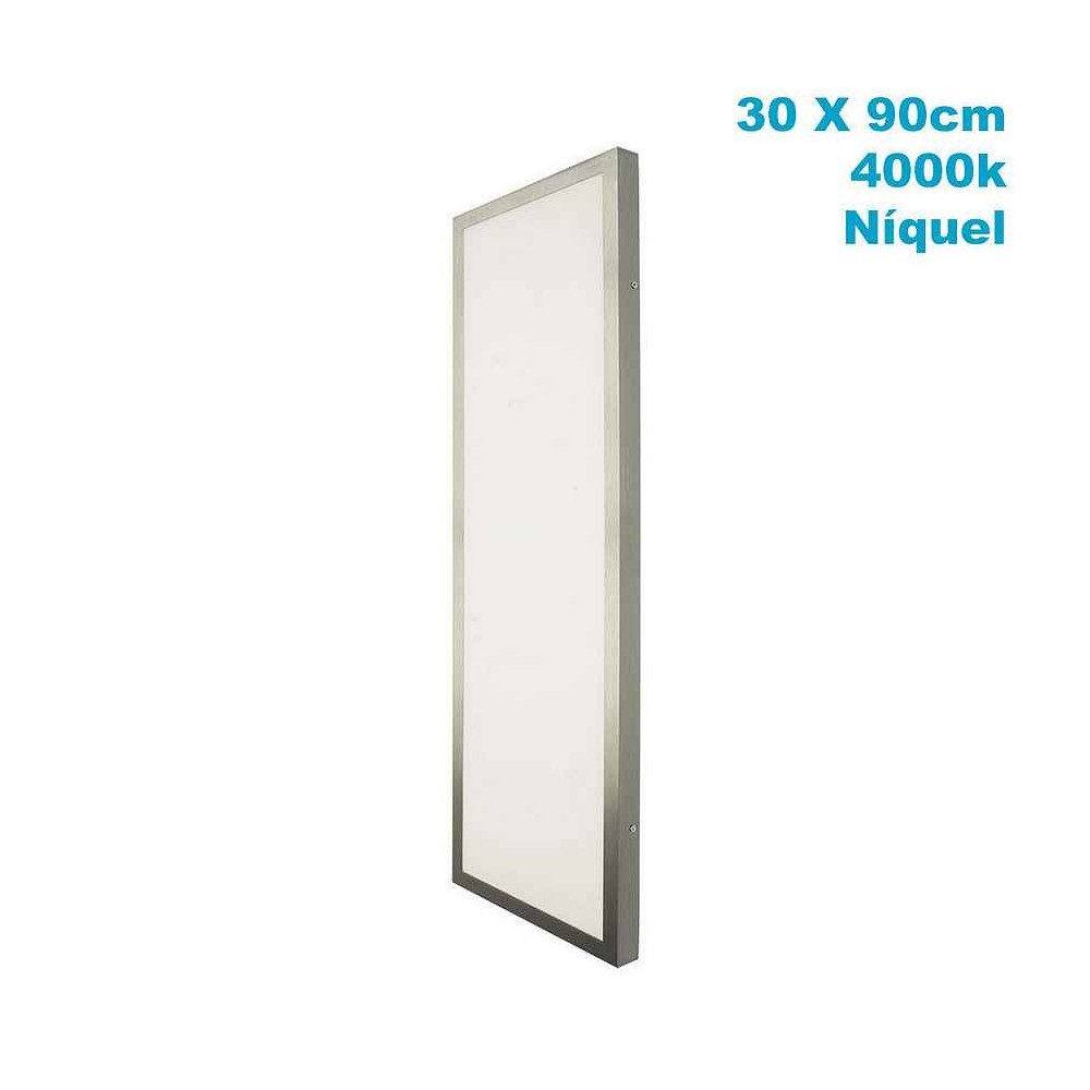 Downlight surface 72w model Nickel Plane FABRILAMP