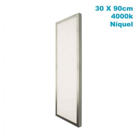 Downlight surface 72w model Nickel Plane FABRILAMP