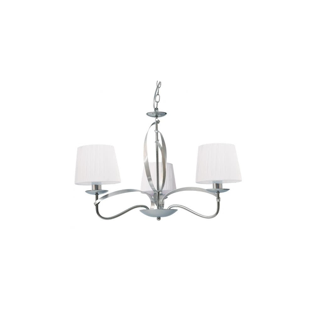 Detroit Lampada Bianco/Cromo 3xe14 46x61d