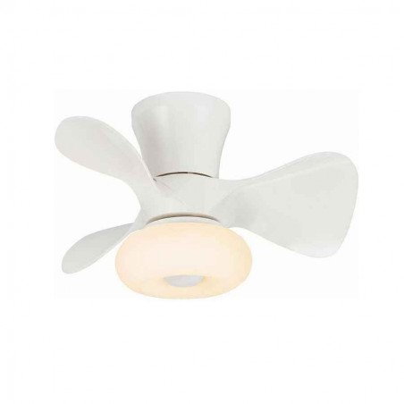 DC DUBI white fan APP led integrated remote control AkunaDecor