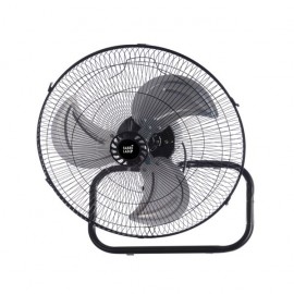 Ventilateur 3 en 1 Recio Black 50 D 3 vitesses 70 W 3 pales en aluminium argenté oscillantes