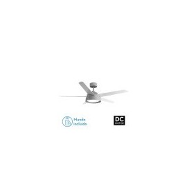 Ventilateur 25w Dc Gris Lebeche 5 Aspas Rev. White/haya 6 Vel. 3000-4000-6000k 132d Remote, Memory and Timer