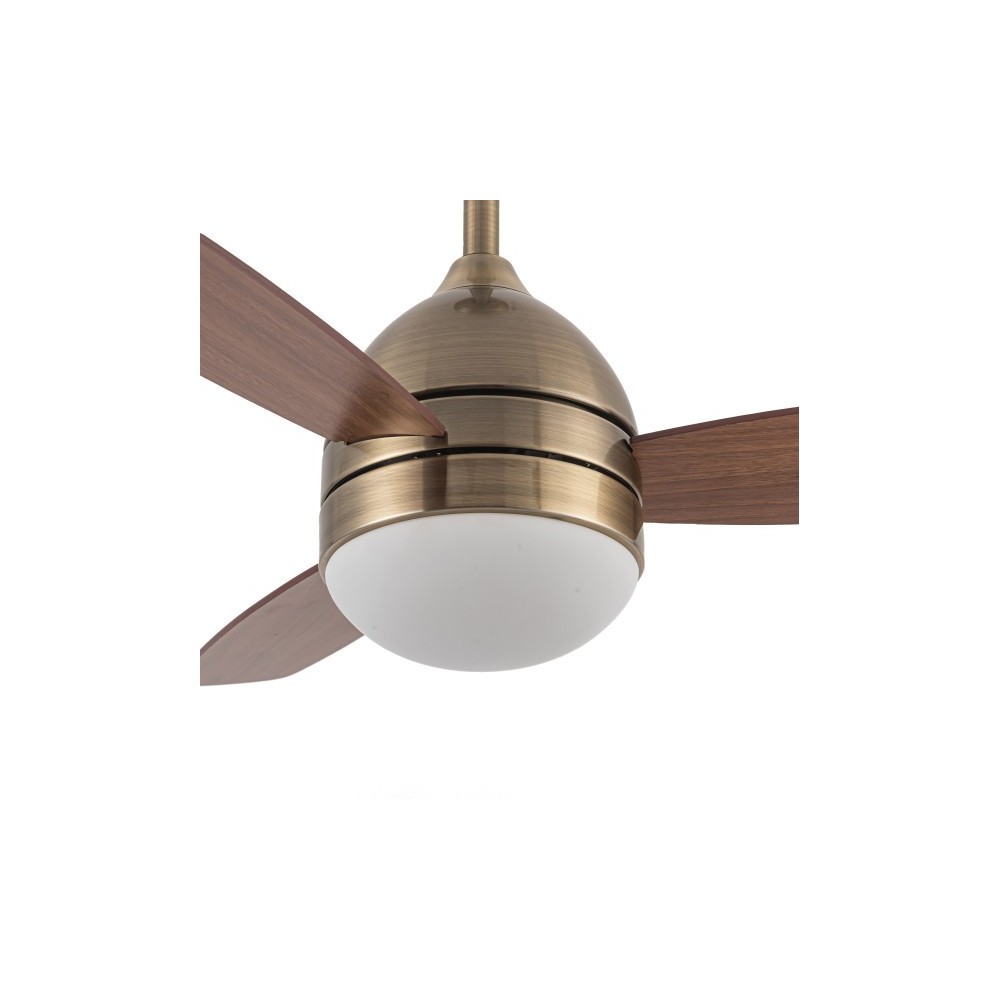Ventilator 30w Dc Maestral Leather 3 Asps Roble/nogal 6 Vel. 3 Colors 106.7d C/Remoto, Memory & Timer 2850lm