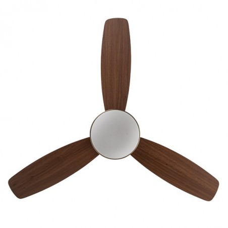 Ventilator 30w Dc Maestral Leather 3 Asps Roble/nogal 6 Vel. 3 Colors 106.7d C/Remoto, Memory & Timer 2850lm