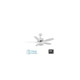 Ventilateur 30w Dc Braw White 5 White Asps 6 Vel. 3 Couleurs 106.7d C/Remoto, Memory & Timer 2850lm