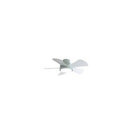 Ventilateur Gregario vert 25 W CC, 5 pales, blanc/hêtre, 6 vitesses, 3 000-4 000-6 000 K, télécommande 82D, mémoire et minuterie