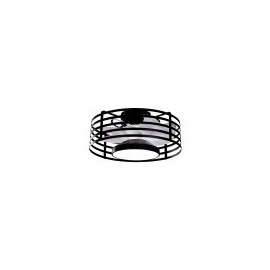 Ventilateur 22w dc xaloc noir 7Lames blanches 6vel 3000-4000-6500 28x57,8x57,8cm c / télécommande, mémoire et minuterie