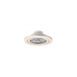 Ventilateur 72w Dc Mato Niquel 5Aspas Transp. 22x58x58cm 6 Vel. 3 Couleurs C/remoto, mémoire, timeline et Reg.Intensité 6120lm
