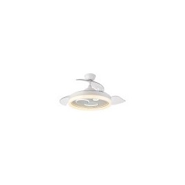 Ventilator Dc Turia 72w 6120lm White 3 Asp.deplegables 32/47x50/107d. 3 Colors C/remoto+temporizer+memory