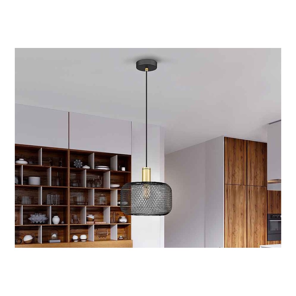 Colgante modelo OSIRIS acabado en negro de SCHULLER